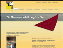 Tablet Screenshot of fliesenwerkstatt-marton.de